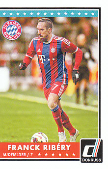 Franck Ribery Bayern Munchen 2015 Donruss Soccer Cards #42